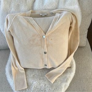 Vince button up cashmere cardigan sweater.